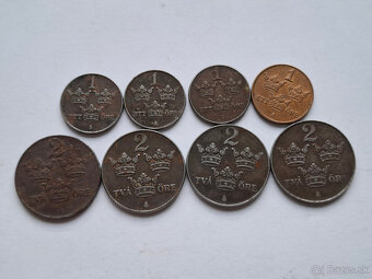 Mince Svedsko 1913-1950, 29ks - 2