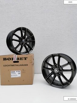 Nové Borbet Alu disky Skoda 7x17 ET40 5x112 R17 1214 - 2