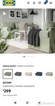 Štýlová dvojpohovka EKTORP - 2