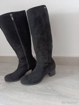 Dámske kožené čižmy LASOCKI -veľ. 40 - 2