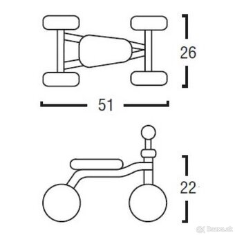 Odrazadlo Puky Pukylino Pink Ruzove - 2