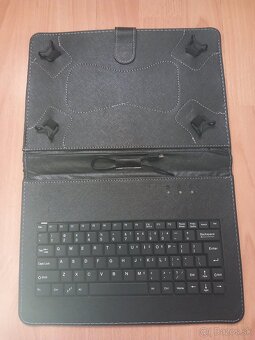 puzdro na tablet s klavesnicou, puzdro biele - 2