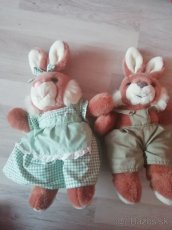 Plyšové zajačiky - pár. - 2