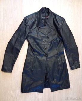 Dámsky kožený kabát 36/38 - 2