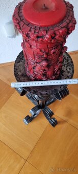 Masívny kovaný svietnik - 2