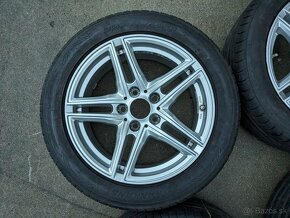 17" hliníkové disky 5x120 + letné pneu 225/50 R17 - 2