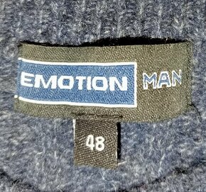 Čierny pánsky sveter Emotion 48 - 2