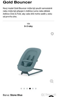 Cybex lemo bouncer stone - 2
