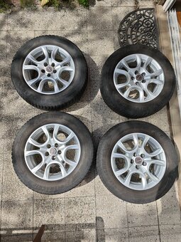 ALU disky 5x98 R15 s pneu 195/65 R15 - 2