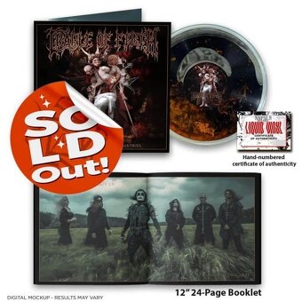 Cradle of Filth Screaming of the Valkyries - tekutá LP Nová - 2