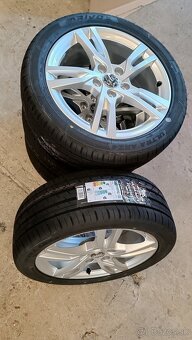 225/45 R17 kolesá (letné pneumatiky + disky) 5x112 mm - 2