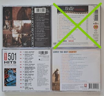 ROZNE CD VÝBERY - kus 1,00€ - 2