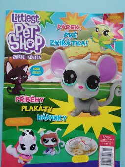 Littlest pet shop - set 5 figúriek+ časopis zdarma - 2