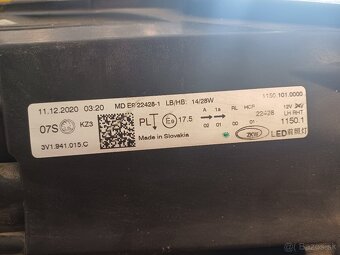 Skoda Superb lave full led svetlo - 2