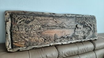 Drevený obraz 130×40 cm.hr.4.cm - 2