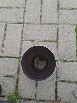 Koncovka výfuku, nerez nová - 2