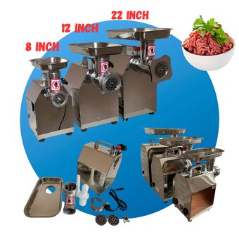 celonerezovy mlynček na maso 8,12,22" veľkosti - 2