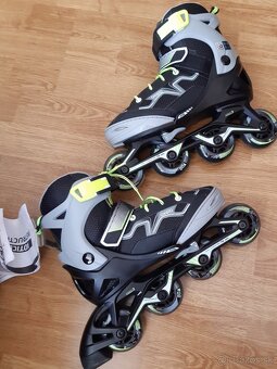 Predám detské kolieskové korčule OXELO - nepoužívané - 2