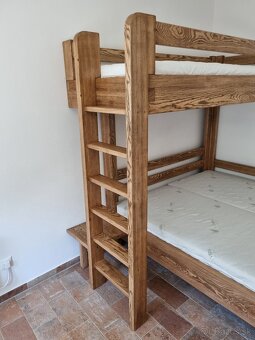 poschodová posteľ - masív - JASEŇ - 2