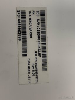 Display toshiba satellite 15,4 - 2