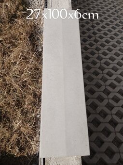 Betónové plotové/murikove, striešky, čapice - 2