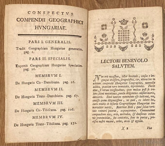Mathias Bel - Compendium Hungariae, 1767 - 2
