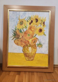 malovany obraz slnecnice - 2