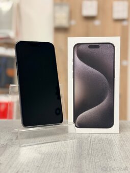 100% BATÉRIA - Apple iPhone 15 Pro Max 256GB Black Titanium - 2