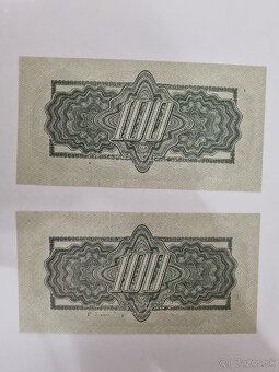 2 x 100 KORUN 1944 ( TÁTO) - 2