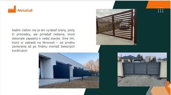 🔧 BRÁNY, PLOTY, PERGOLY, PRÍSTREŠKY – VÝROBA A MONTÁŽ - 2