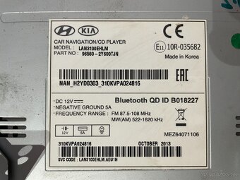 Rádio Hyundai iX35 - 2