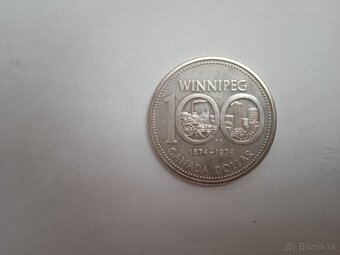 1 dollar Canada 1974 Winnipeg - striebro - 2