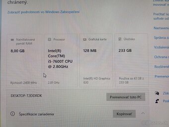 predám mini počítač Hp ProDesk 600 G3 DM + Intel core i5 - 2