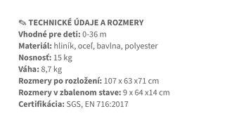 Cestovná postielka - 2