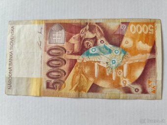 Bankovka 5000 Sk 1995 - 2