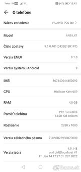 Predám huawei P20 lite - 2