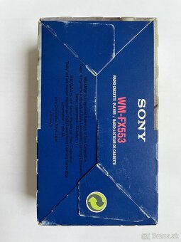 Walkaman SONY WM-FX553 komplet v stave nového - 2