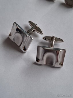 Strieborné manžetové gombíky - 2