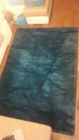 rucne tkany modry koberec 130x190cm - 2