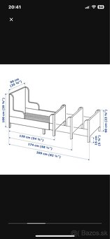 Ikea rastuca postel - 2