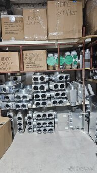 Rekuperácia rúra potrubie rozdelovače príslušenstvo materiál - 2