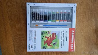 Maľovanie na plátno – Dinosaurus (nové, zabalené) - 2