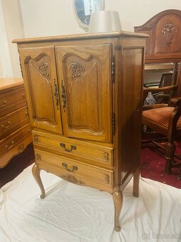 Vintage komoda, drevo, v119cm, s74cm, h42 cm - 2
