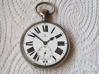 Mohutné,vreckové hodinky,Omega. - 2