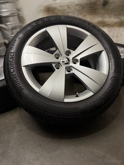 Zimná sada 5x112 R17 , 215/55/17 Škoda Triton Superb Passat - 2