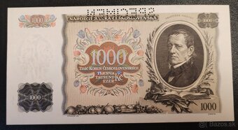 1000 kč, 1934, SPECIMEN, seria B - - 2