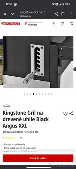 Kingston gril na uhlie - 2