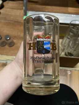 Sklenené krígle a poháre mix - 2