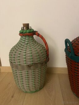 Pletené demižony - 2