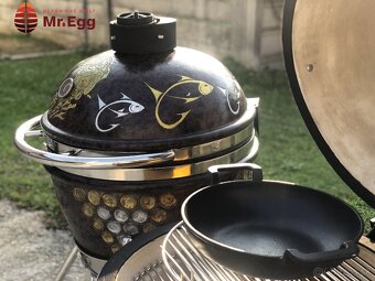 NOVÝ - Keramický grill Mr. Egg - Fish - 18" a 20" - 2
